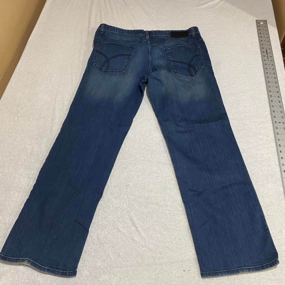 Calvin Klein jeans  NEW blue men‎ W36/L30 straight denim. SKU302 - Picture 7 of 8